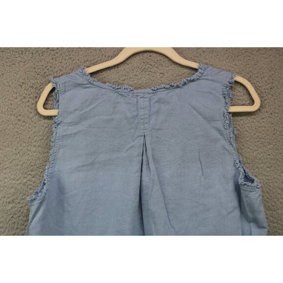 Umgee Sleeveless Fringed Top-Size Large-Boho-Minimalist-Laganlook - Picture 8 of 8